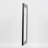 Effetto cornice in legno massiccio profilo 30 nero 35x50 cm vetro acrilico