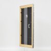 Telaio effetto legno profilo 94 argento 35x50 cm vetro antiriflesso