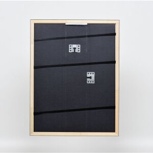 Telaio effetto legno profilo 2070 vetro antiriflesso 35x50 cm argento