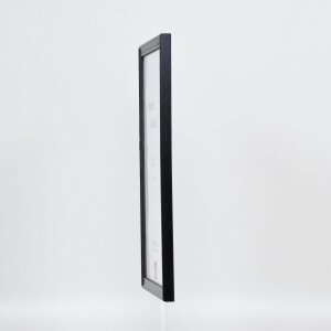 Telaio effetto legno profilo 2070 vetro antiriflesso 35x50 cm nero