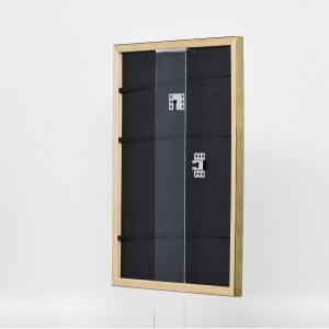 Telaio effetto legno profilo 2070 vetro acrilico 35x50 cm oro