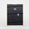 Effetto cornice in legno profilo 23 noce marrone 35x50 cm vetro museo