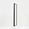 Effetto cornice in legno profilo 23 noce marrone 35x50 cm vetro museo