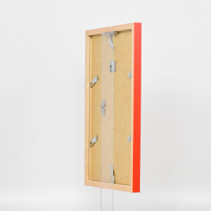 Cornice in legno Top Cube 35x50 cm vetro rosso da museo