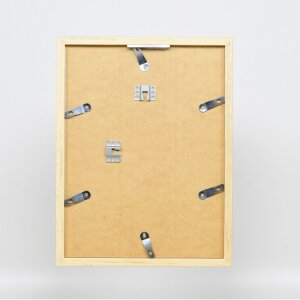Struttura in legno Top Cube 35x50 cm vetro museale oro