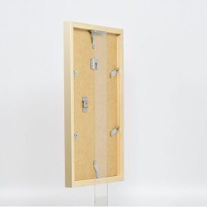 Struttura in legno Top Cube 35x50 cm vetro museale oro