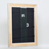 Telaio effetto legno profilo 95 argento 35x50 cm vetro antiriflesso