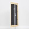 Effetto cornice in legno massiccio profilo 30 bianco 35x50 cm vetro museo