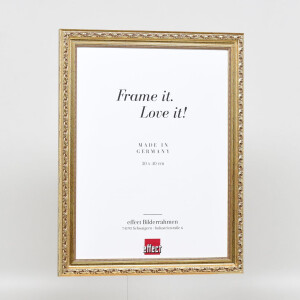 Cornice barocca effetto legno profilo 37 argento antico 35x50 cm vetro museo