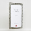 Effetto cornice in legno Profilo 94 argento 35x50 cm Vetro Museo