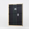 Telaio effetto legno profilo 23 noce marrone 40x40 cm vetro antiriflesso