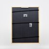 Telaio effetto legno profilo 23 noce marrone 40x40 cm vetro antiriflesso