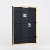 Telaio effetto legno profilo 23 noce marrone 40x40 cm vetro antiriflesso