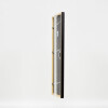 Telaio effetto legno profilo 23 noce marrone 40x40 cm vetro antiriflesso
