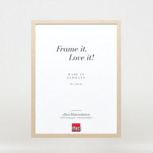 Telaio in legno effetto profilo 35 marrone chiaro 40x40 cm vetro acrilico