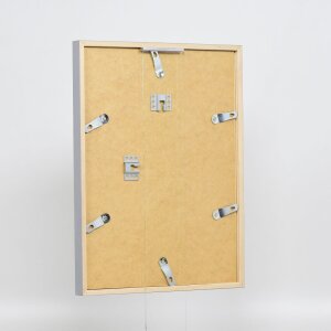 Telaio in legno effetto profilo 35 grigio chiaro 40x40 cm vetro normale + distanziale