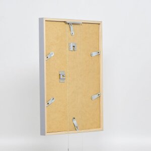 Telaio in legno effetto profilo 35 grigio chiaro 40x40 cm vetro normale + distanziale