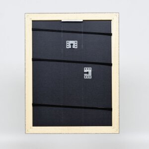 Effetto cornice in legno profilo 94 oro 40x40 cm vetro antiriflesso