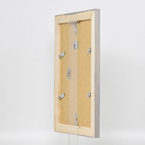 Cornice in legno massiccio effetto 2240 Grigio 40x40 cm Vetro Museo