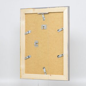 Cornice in legno massiccio effetto 2240 Grigio 40x40 cm Vetro Museo