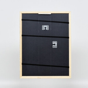 Telaio effetto legno profilo 38 bianco 40x50 cm vetro antiriflesso