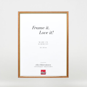 Telaio in legno effetto profilo 23 marrone chiaro 40x50 cm vetro acrilico