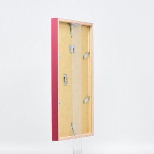 Telaio effetto legno profilo 35 rosso 40x50 cm vetro antiriflesso