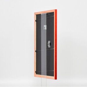 Telaio in legno effetto profilo 89 rosso 40x50 cm vetro acrilico