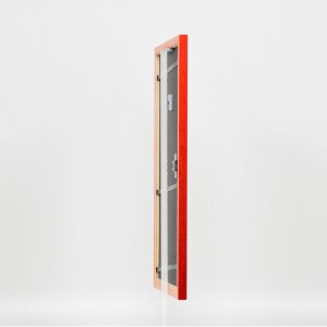 Telaio in legno effetto profilo 89 rosso 40x50 cm vetro acrilico