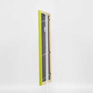 Telaio effetto legno profilo 89 verde 40x50 cm vetro acrilico