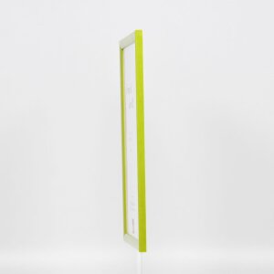 Telaio effetto legno profilo 89 verde 40x50 cm vetro acrilico