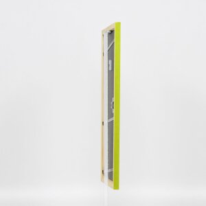 Telaio effetto legno profilo 89 verde 40x50 cm vetro acrilico