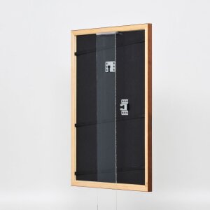 Effetto cornice in legno Profilo 89 marrone scuro 40x50 cm Vetro acrilico