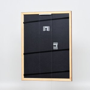 Effetto cornice in legno Profilo 89 marrone scuro 40x50 cm Vetro acrilico
