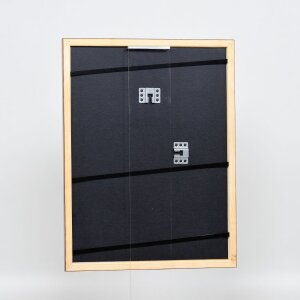 Effetto cornice in legno Profilo 89 marrone scuro 40x50 cm Vetro acrilico