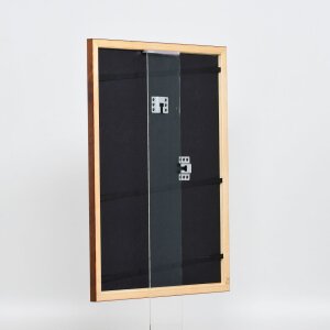 Effetto cornice in legno Profilo 89 marrone scuro 40x50 cm Vetro acrilico