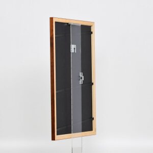 Effetto cornice in legno Profilo 89 marrone scuro 40x50 cm Vetro acrilico