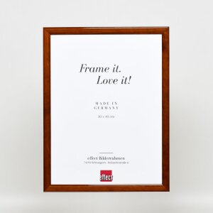 Effetto cornice in legno Profilo 89 marrone scuro 40x50 cm Vetro acrilico