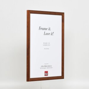 Effetto cornice in legno Profilo 89 marrone scuro 40x50 cm Vetro acrilico