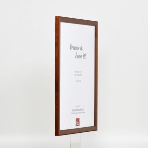 Effetto cornice in legno Profilo 89 marrone scuro 40x50 cm Vetro acrilico