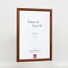 Effetto cornice in legno Profilo 89 marrone scuro 40x50 cm Vetro acrilico