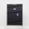 Telaio effetto legno massiccio profilo 25 grigio 40x50 cm vetro acrilico