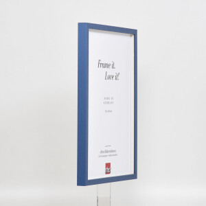 Telaio in legno effetto Profilo 35 blu 40x50 cm vetro normale + distanziatore