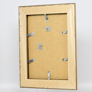 Cornice effetto barocco profilo 31 marrone 40x50 cm vetro antiriflesso