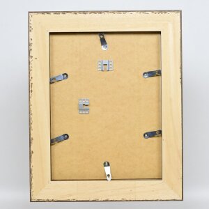 Cornice effetto barocco profilo 31 marrone 40x50 cm vetro antiriflesso