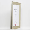 Cornice effetto legno profilo 95 argento 40x50 cm vetro normale