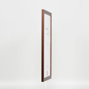 Cornice in legno effetto profilo 2210 marrone scuro 40x50 cm vetro museo