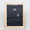 Telaio effetto legno profilo 95 argento 40x50 cm vetro antiriflesso