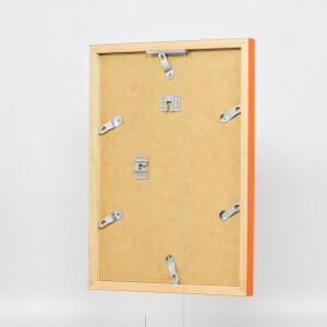 Telaio in legno Top Cube 40x50 cm arancione vetro museale