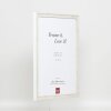 Telaio effetto legno profilo 2070 vetro museo 40x50 cm bianco